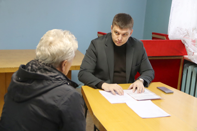 Председатель Думы провёл очередной приём граждан